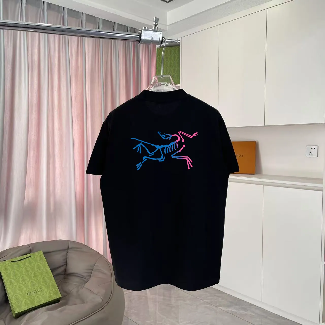 ARC'TERYX* 2025 New Arrival logo t g Same Style Size：S M L XL XXL ：Black White Pink Blue